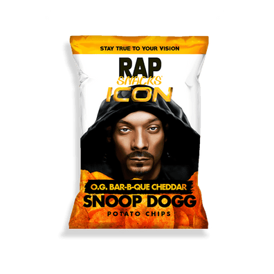 Rap Snacks Snoop Dogg OG Bar-B-Que Cheddar